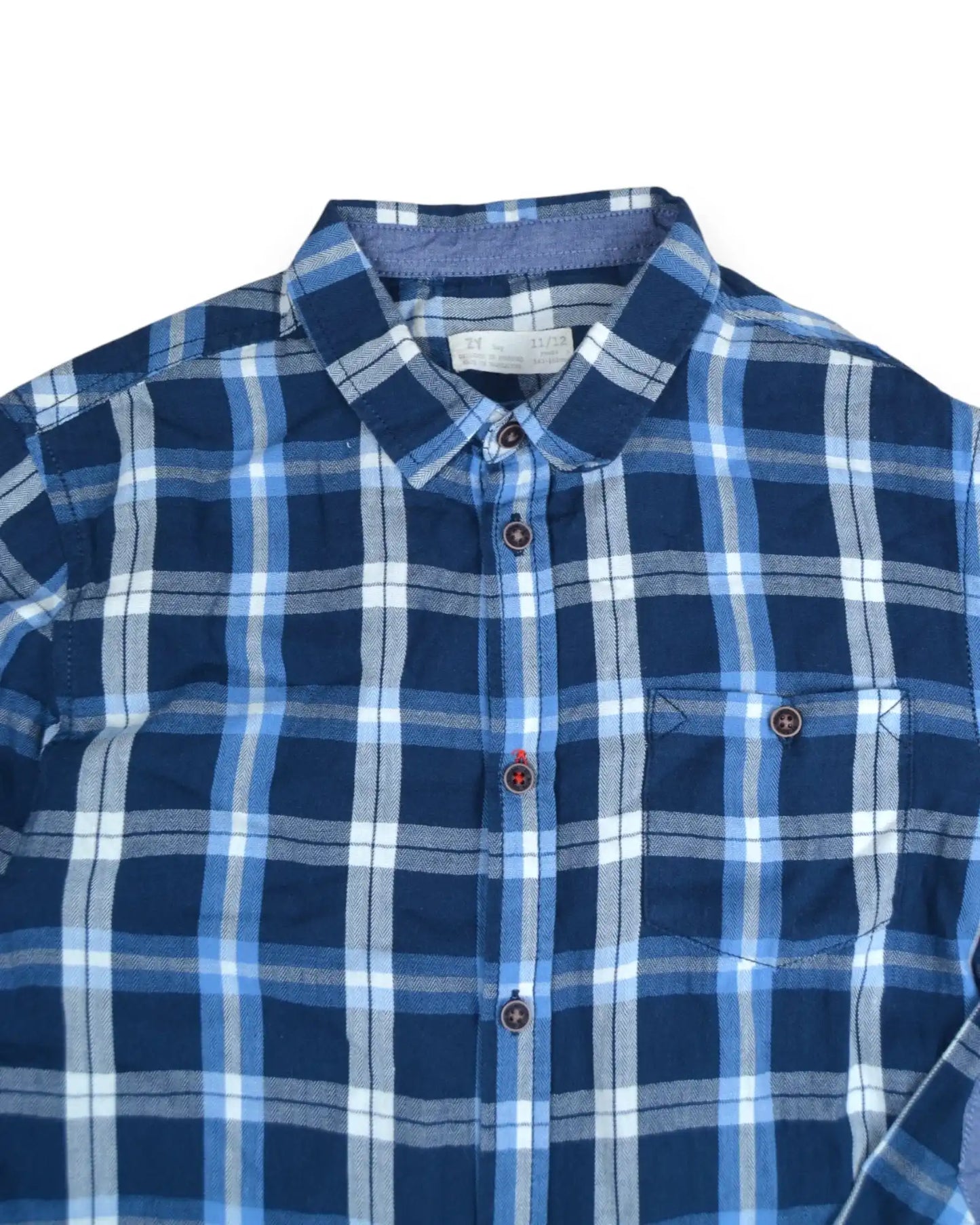 Camisa Xadrez ZIPPY - 11-12 Anos