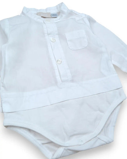 Camisa-Body Branca CHICCO - 3 Meses