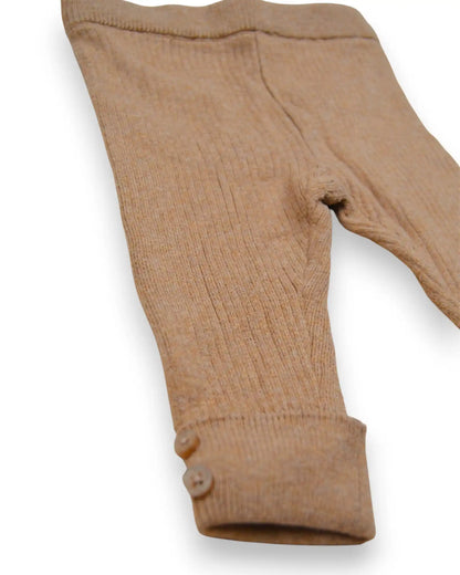 Leggings Castanhas ZARA - 1-3 Meses
