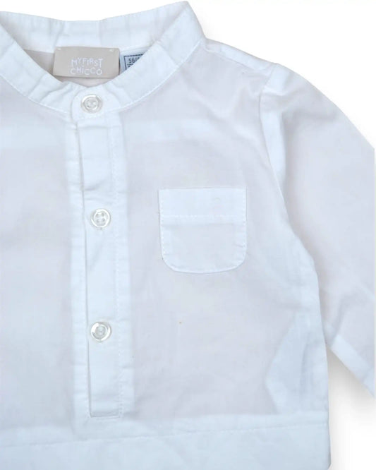 Camisa-Body Branca CHICCO - 3 Meses