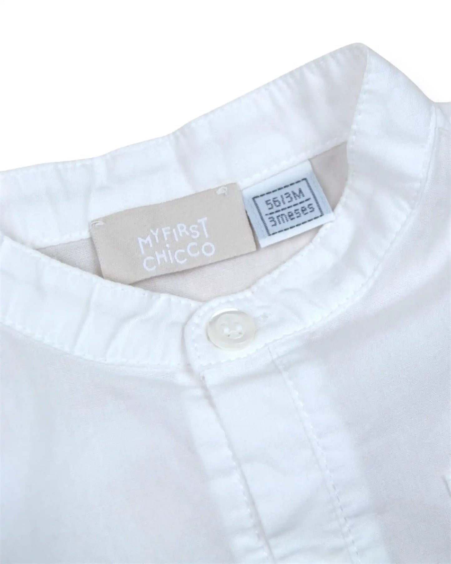 Camisa-Body Branca CHICCO - 3 Meses