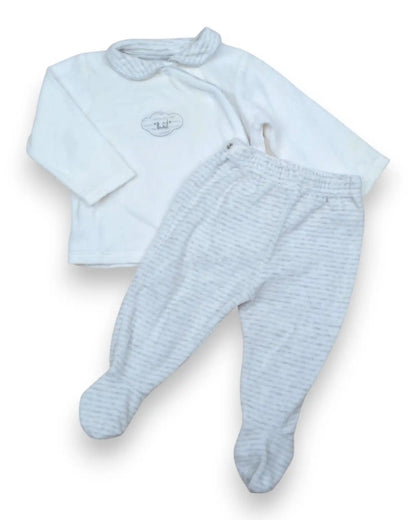 Pijama Polar ZIPPY - 3-6 Meses