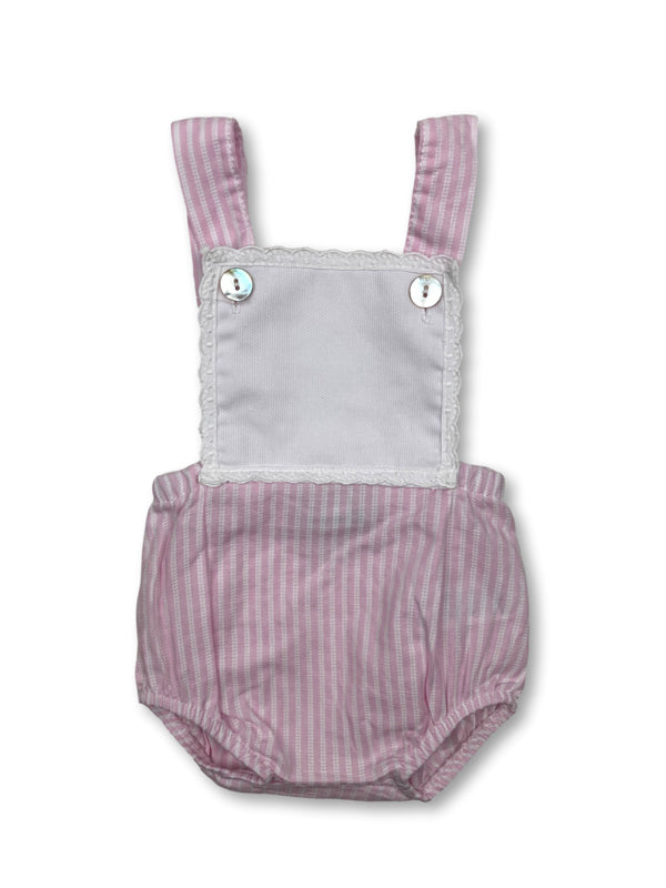 Striped Bodysuit Overalls 1 Month