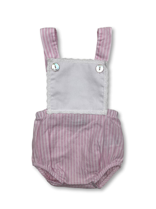 Striped Bodysuit Overalls 1 Month