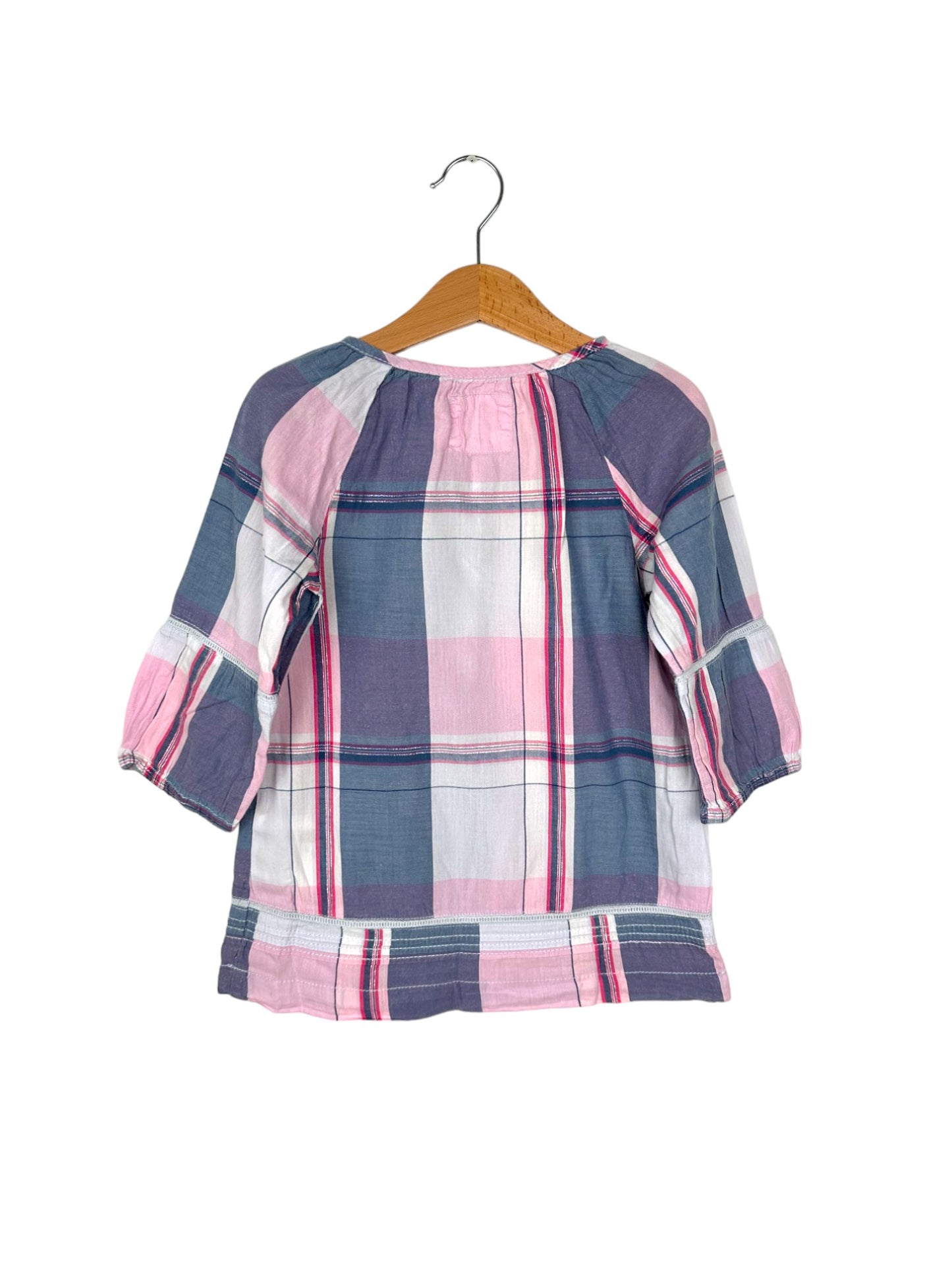 Glitter Plaid Blouse 5-6 Years