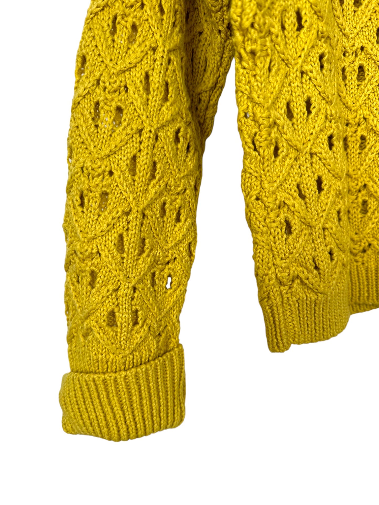 Yellow Knitted Sweater 6 Years