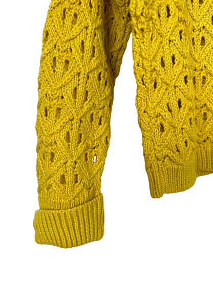 Yellow Knitted Sweater 6 Years