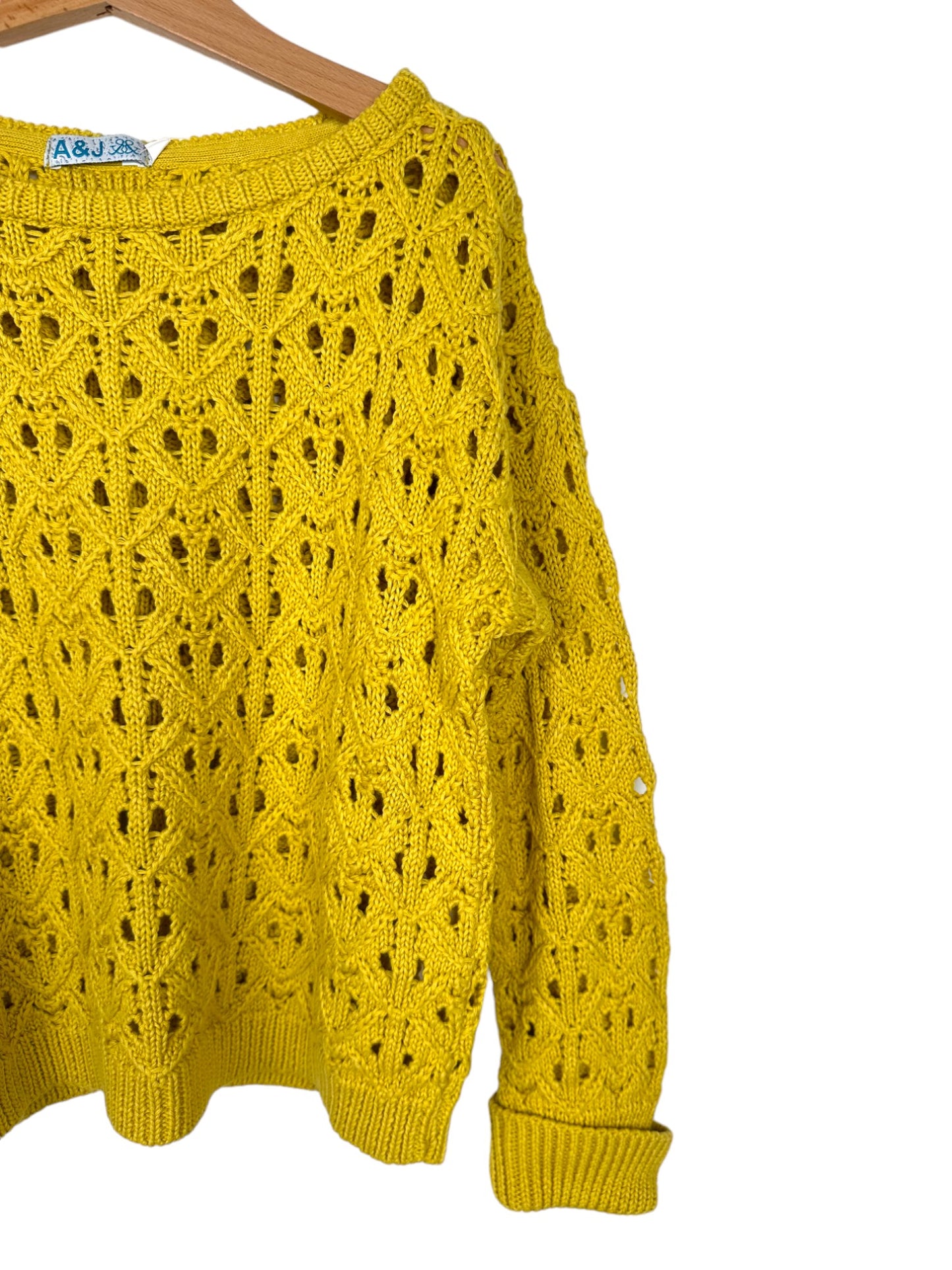 Yellow Knitted Sweater 6 Years