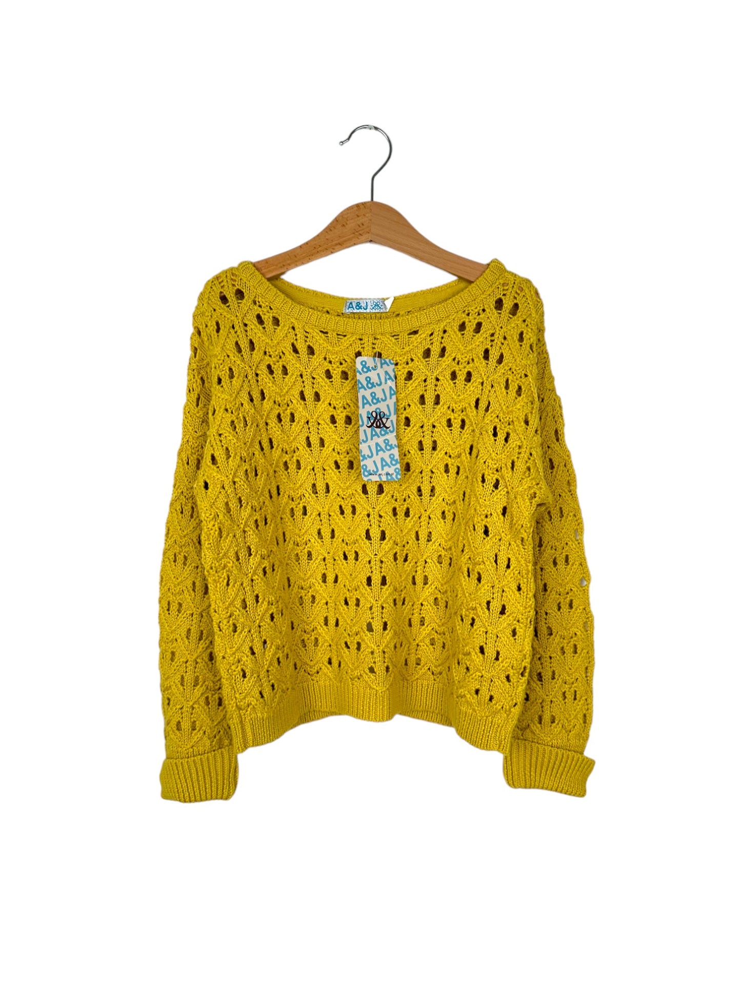 Yellow Knitted Sweater 6 Years