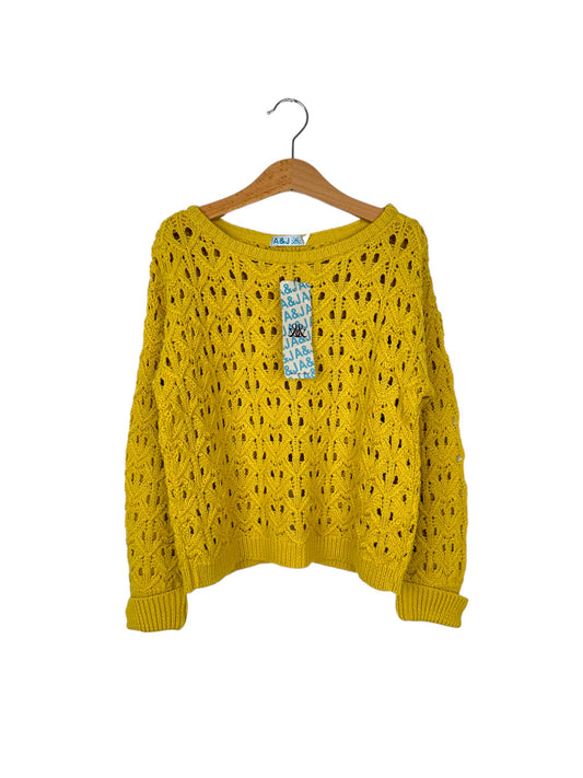 Yellow Knitted Sweater 6 Years