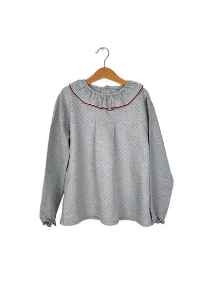 Gray Cotton Blouse 10 Years