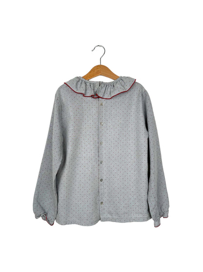 Gray Cotton Blouse 10 Years