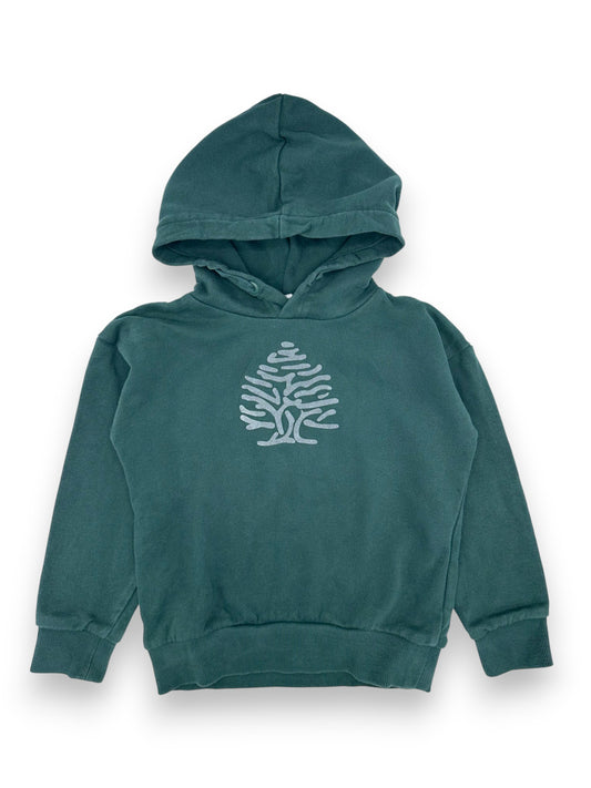 Sweater Capuz Verde 5-6 Anos
