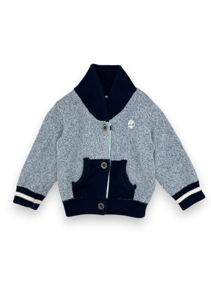 Casaco Malha Reversível 3 Meses