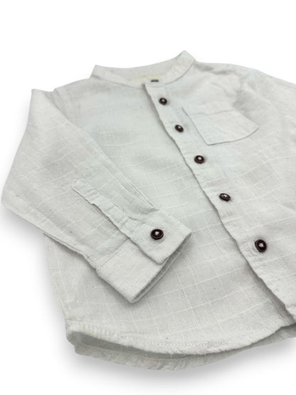 White Organic Cotton Shirt 12-18 Months