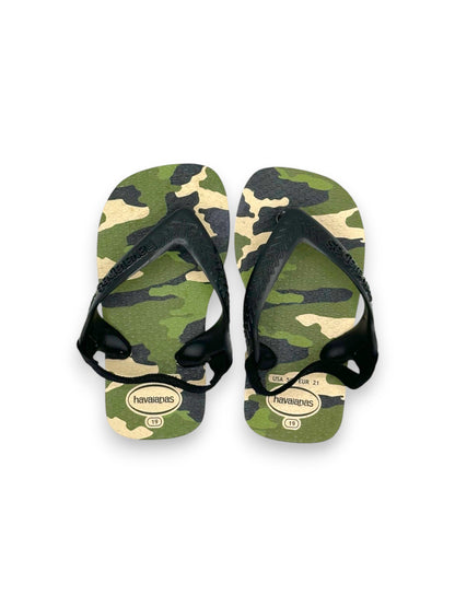 Chinelos Camuflado Havaianas Tam 21