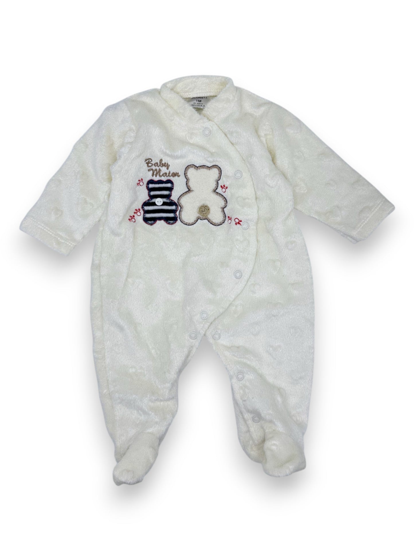 Babygrow Branco 1 Mês