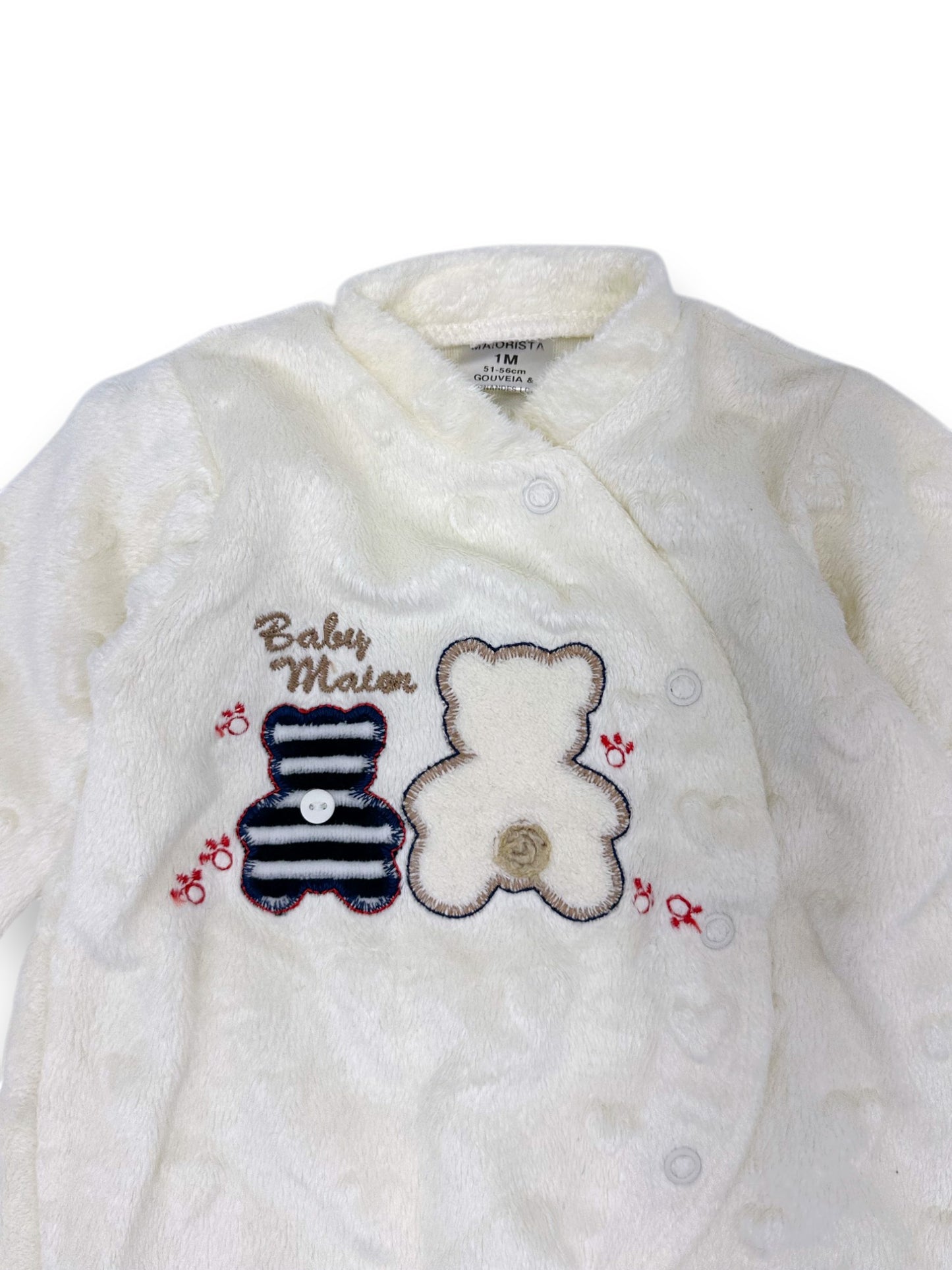 Babygrow Branco 1 Mês