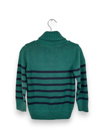 Green and Blue Knit Shirt 3 Years