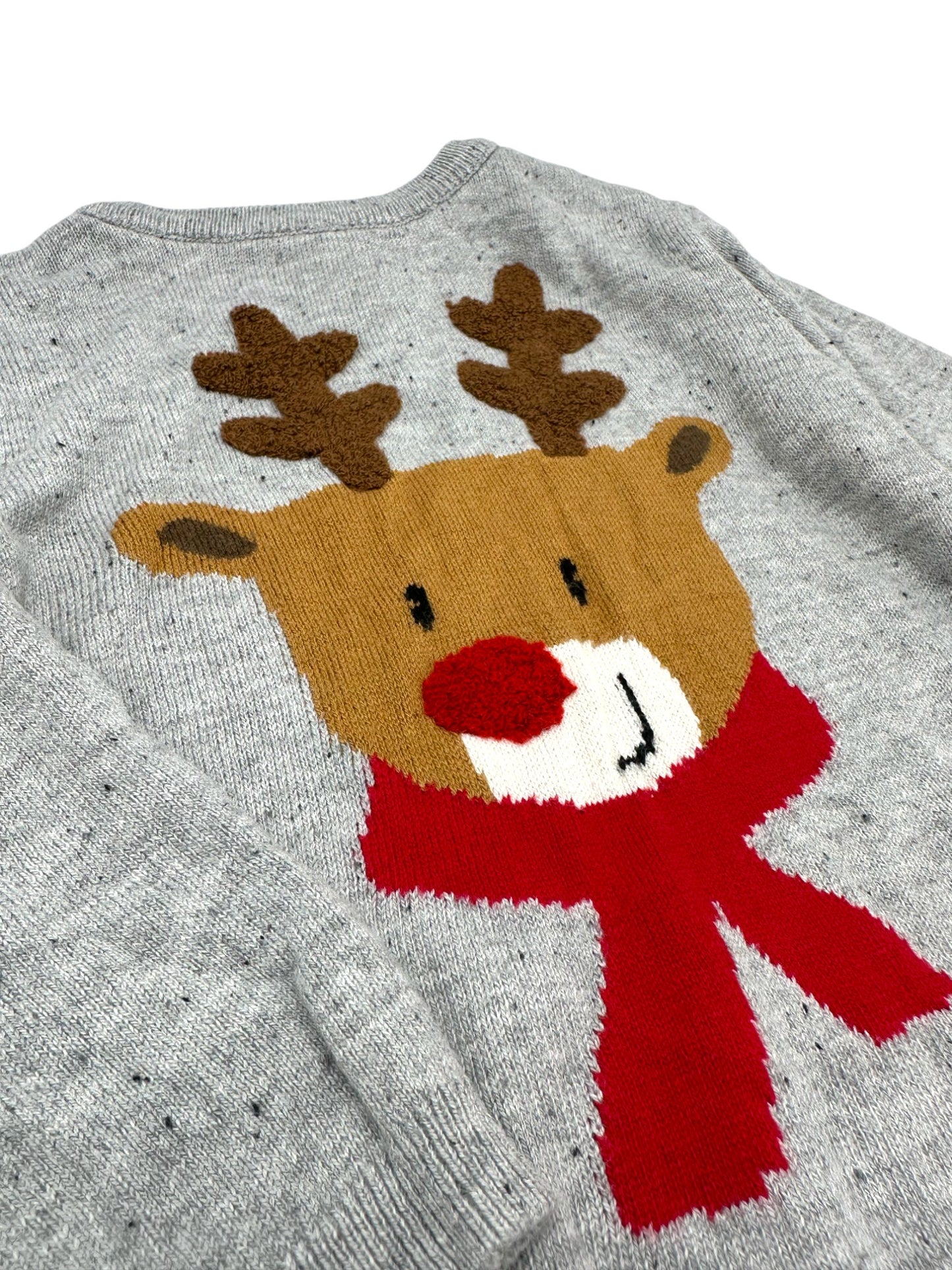 Reindeer Christmas Knit Sweater 12-18 Months