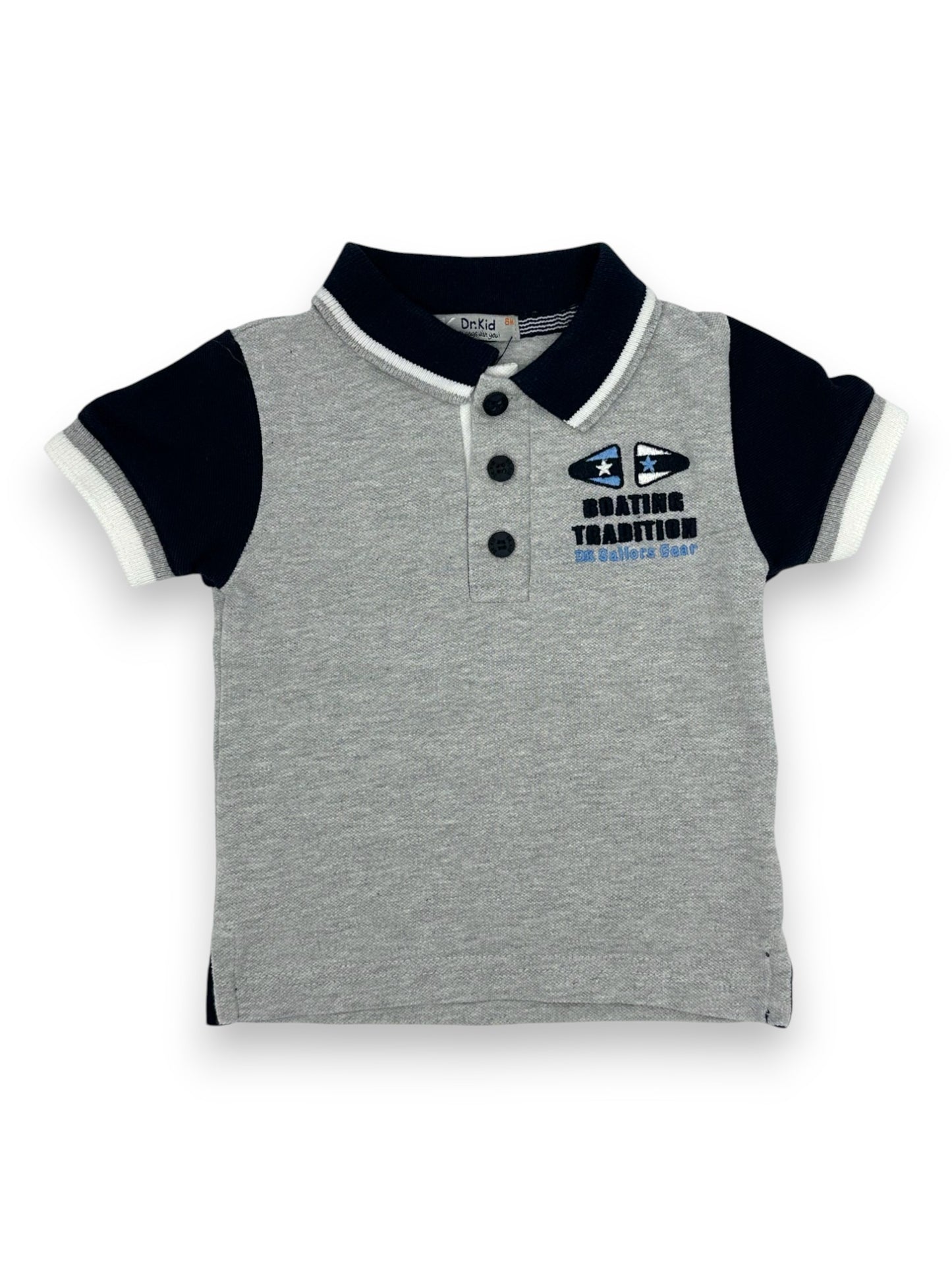 Polo Cinzento DR KID - 6 Meses