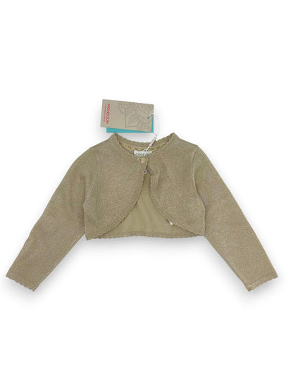 Gold Knit Bolero 6-12 Months