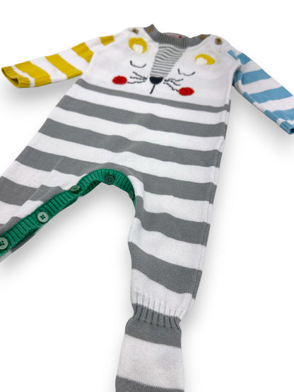 Babygrow Malha Riscas 3 Meses