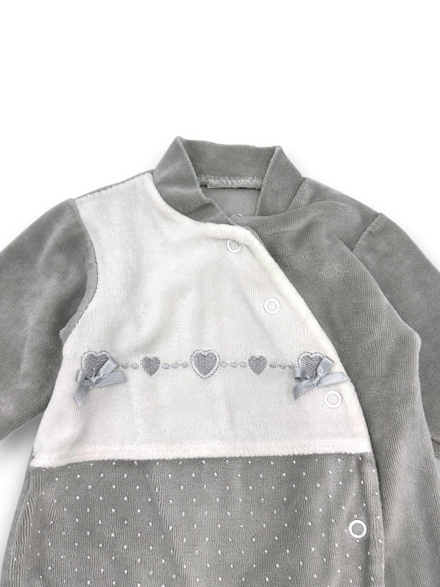 Babygrow Cinza Polar 0 Meses