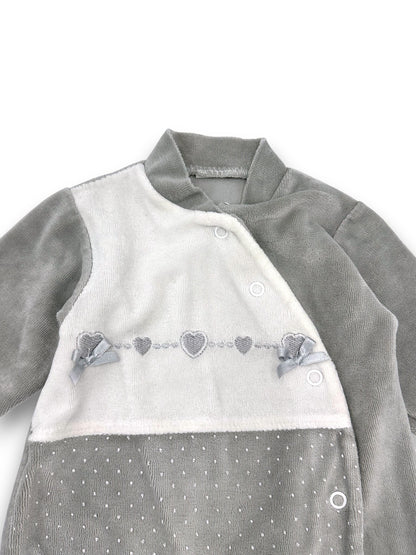 Babygrow Cinza Polar 0 Meses