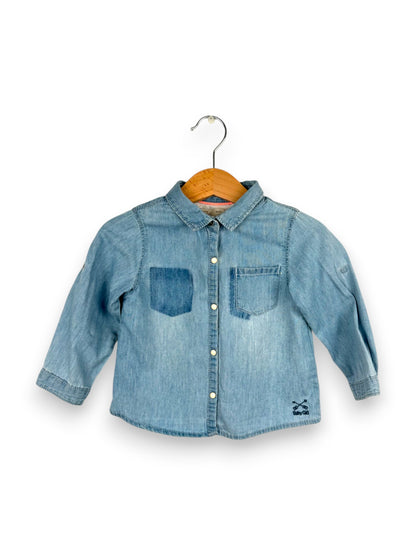 Camisa Cambraia 12-18 Meses