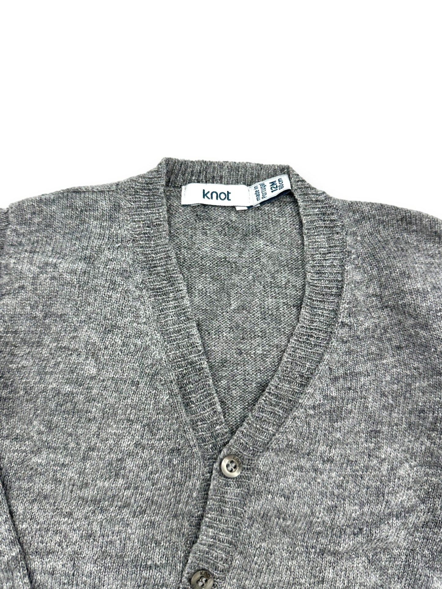 Casaco Malha Cinzento 12 Meses