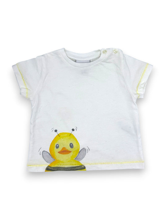 T-Shirt Branca 9 Meses