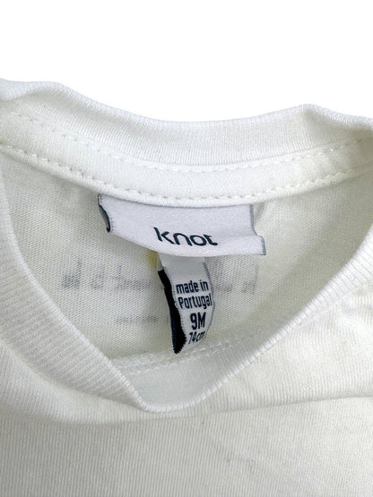 KNOT White T-Shirt - 9 Months
