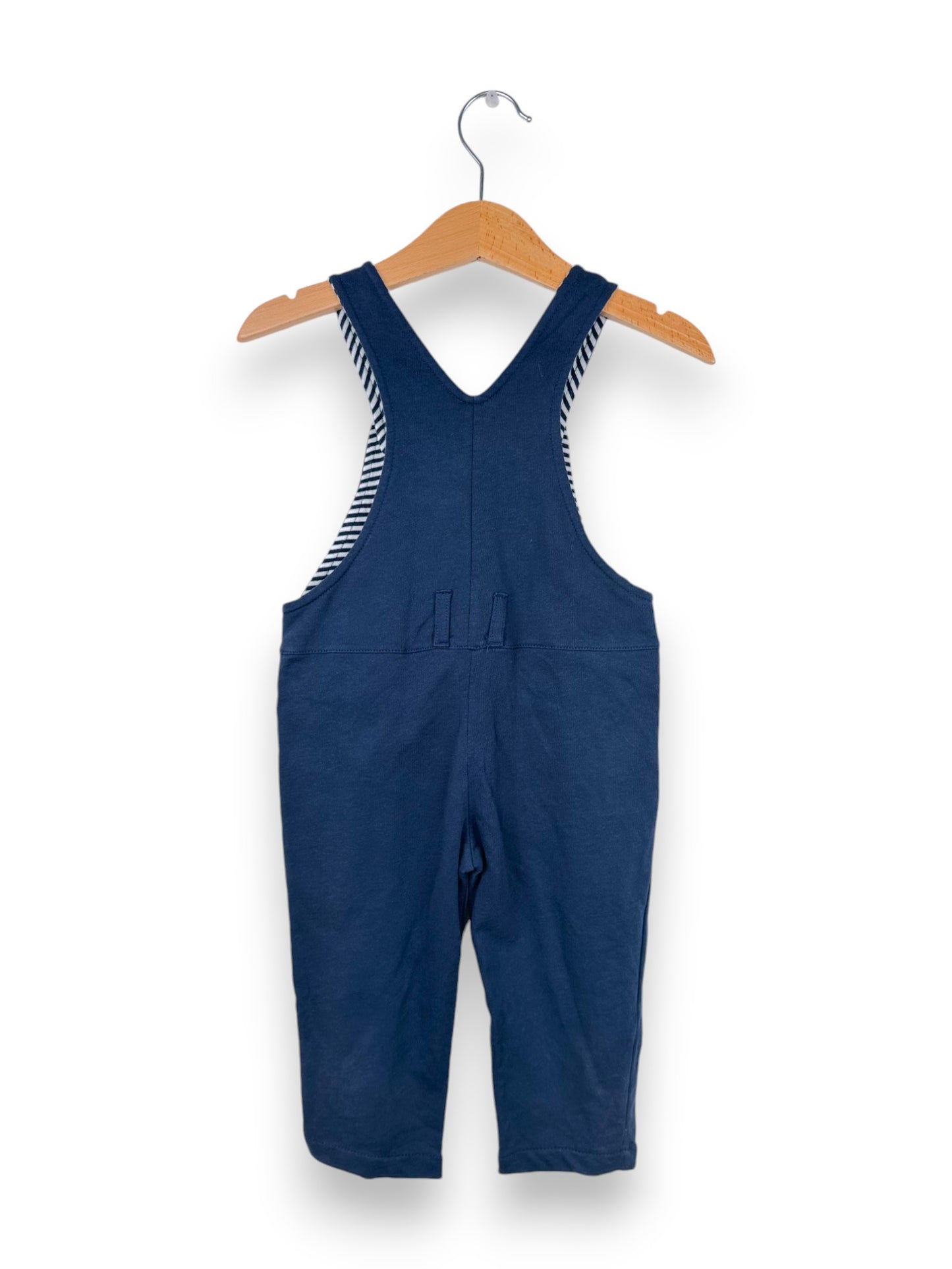 Blue Boat Overalls 12 Months