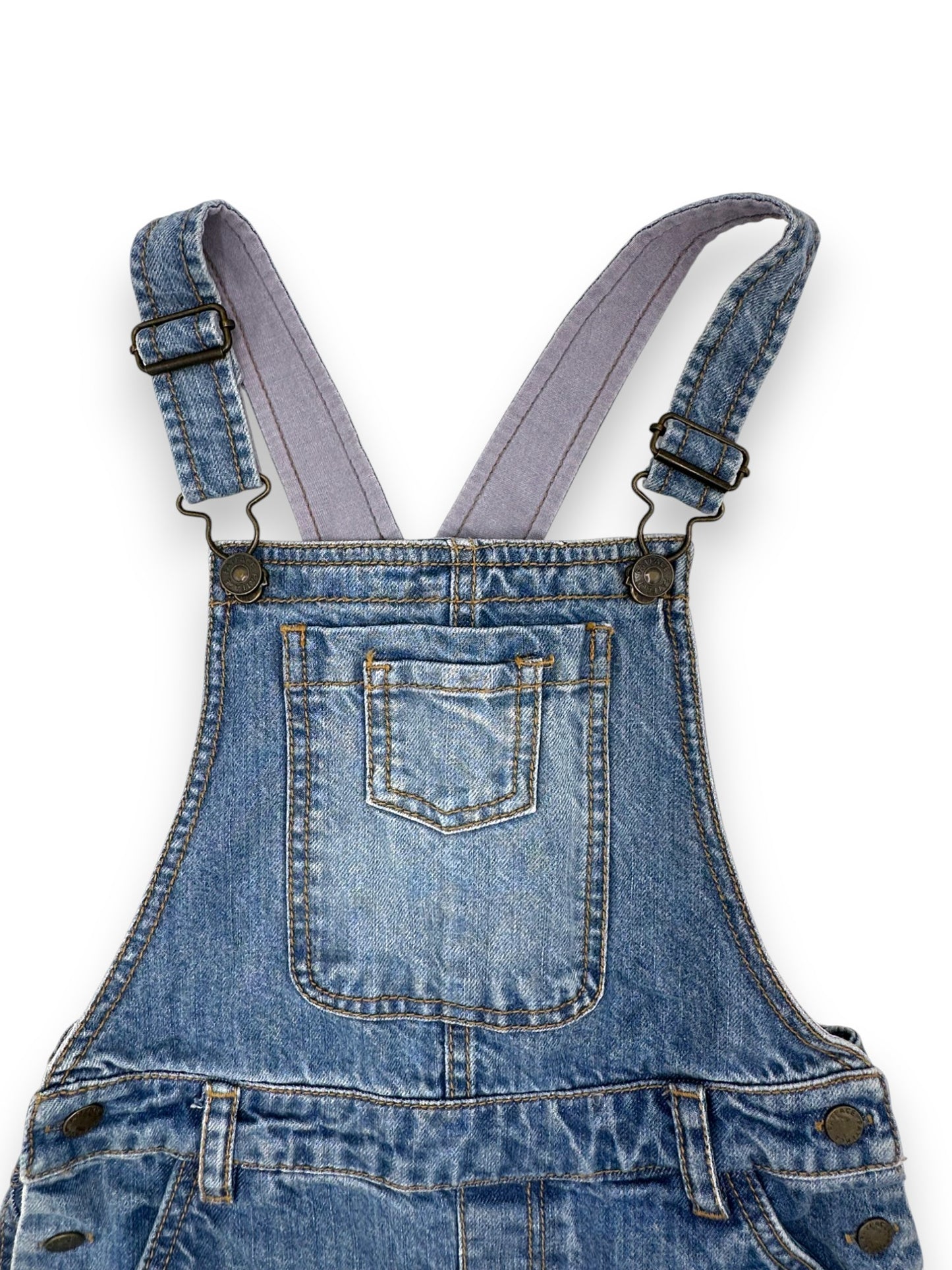 Denim Shorts Overalls 7-8 Years