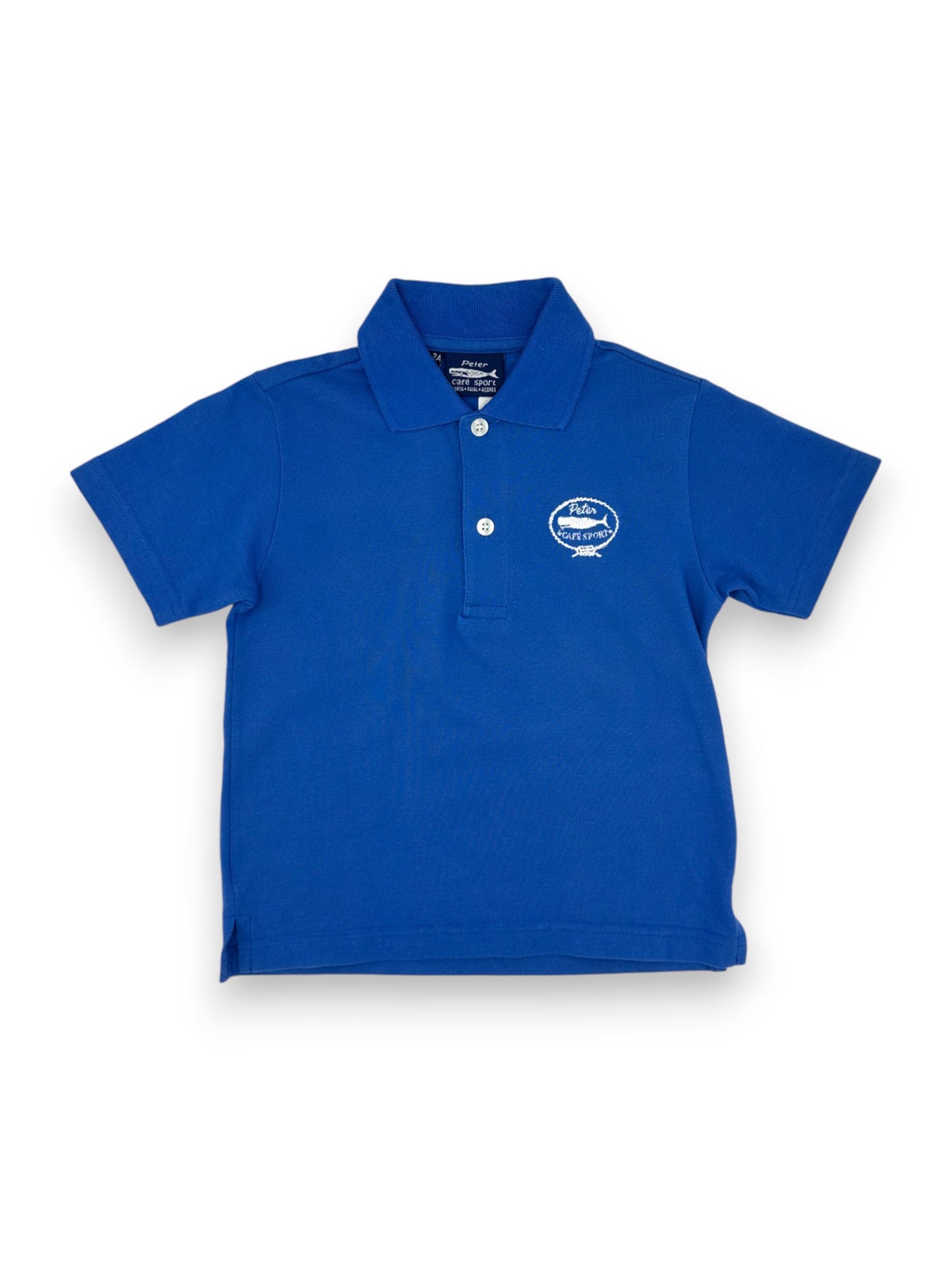 Peter Café Sport Blue Polo Shirt 2 Years