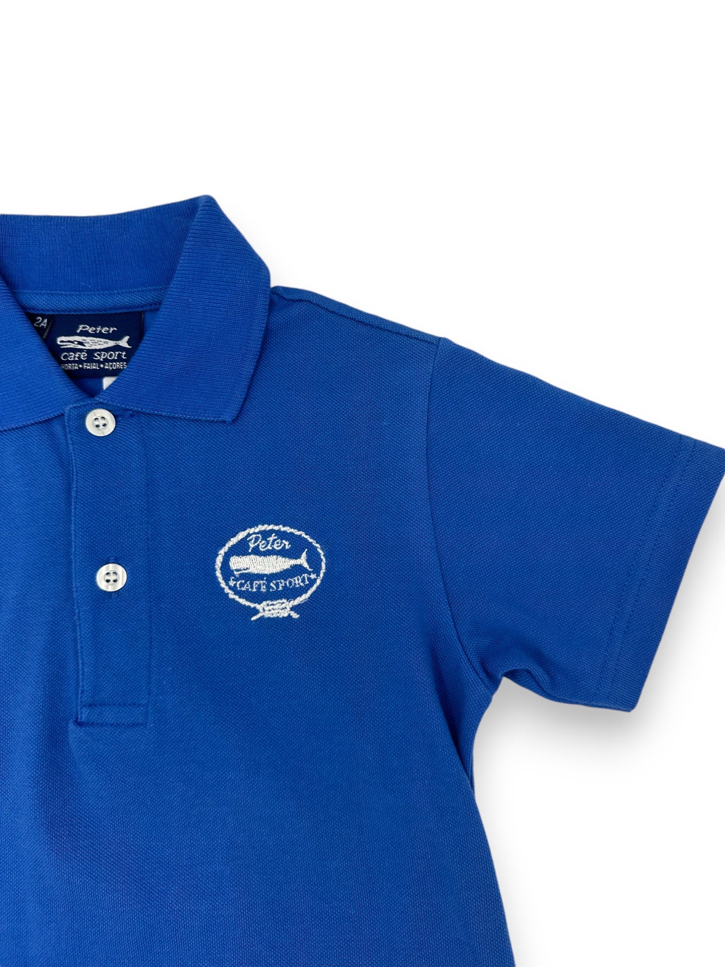 Peter Café Sport Blue Polo Shirt 2 Years