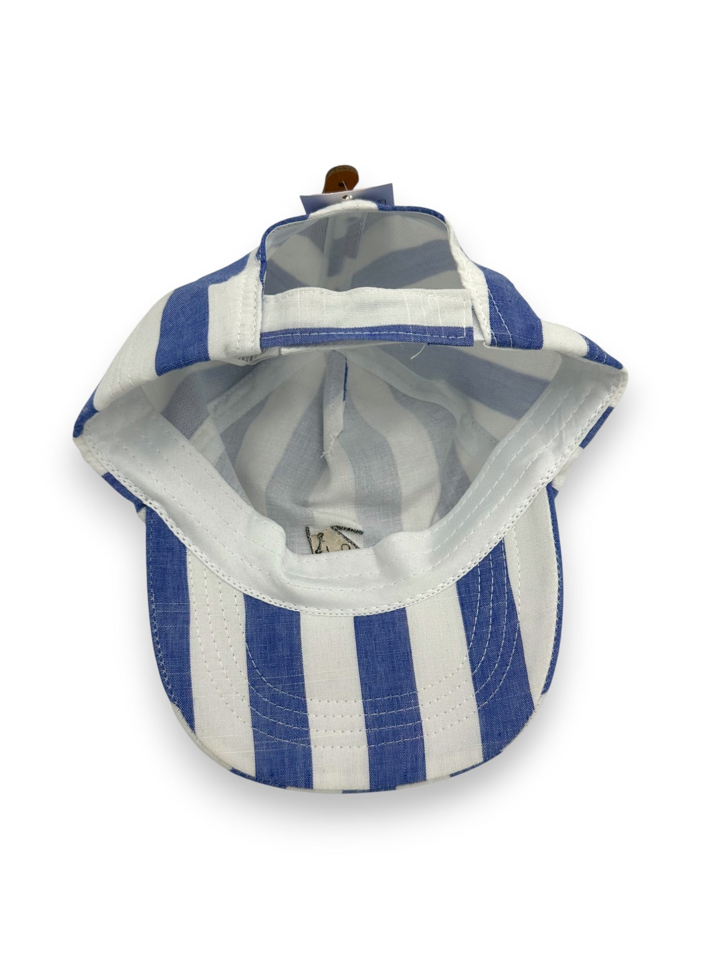 Blue Striped Cap, Sizes 7-9