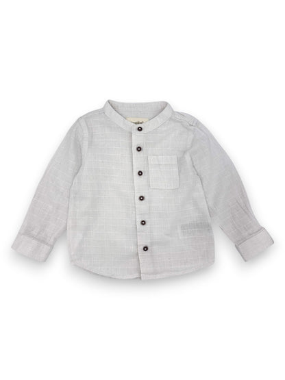 White Organic Cotton Shirt 12-18 Months