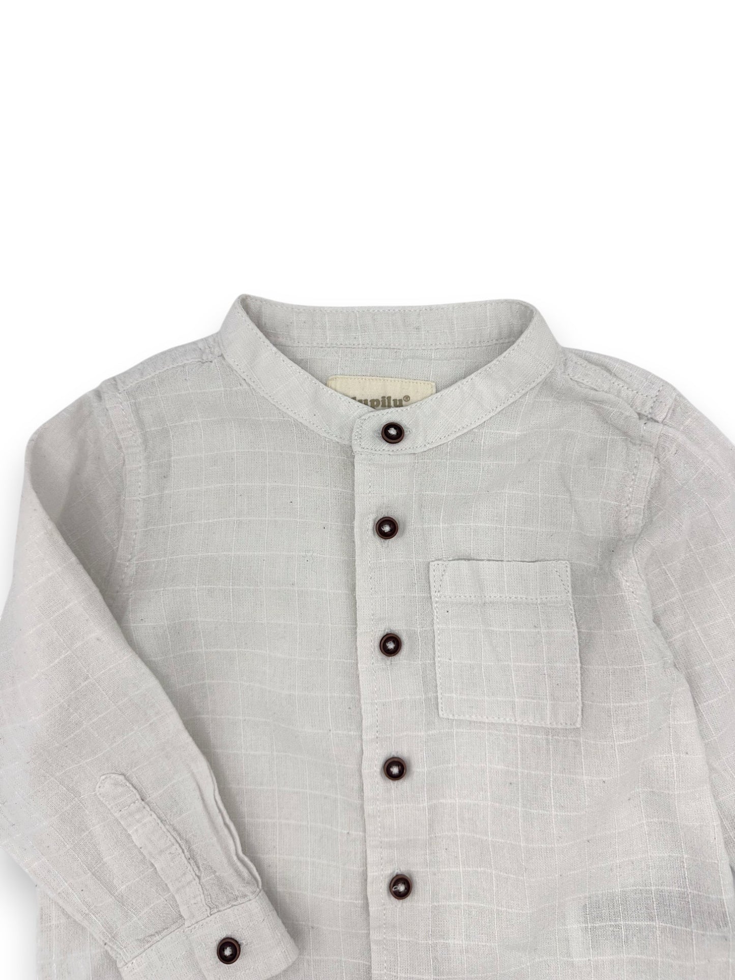 White Organic Cotton Shirt 12-18 Months