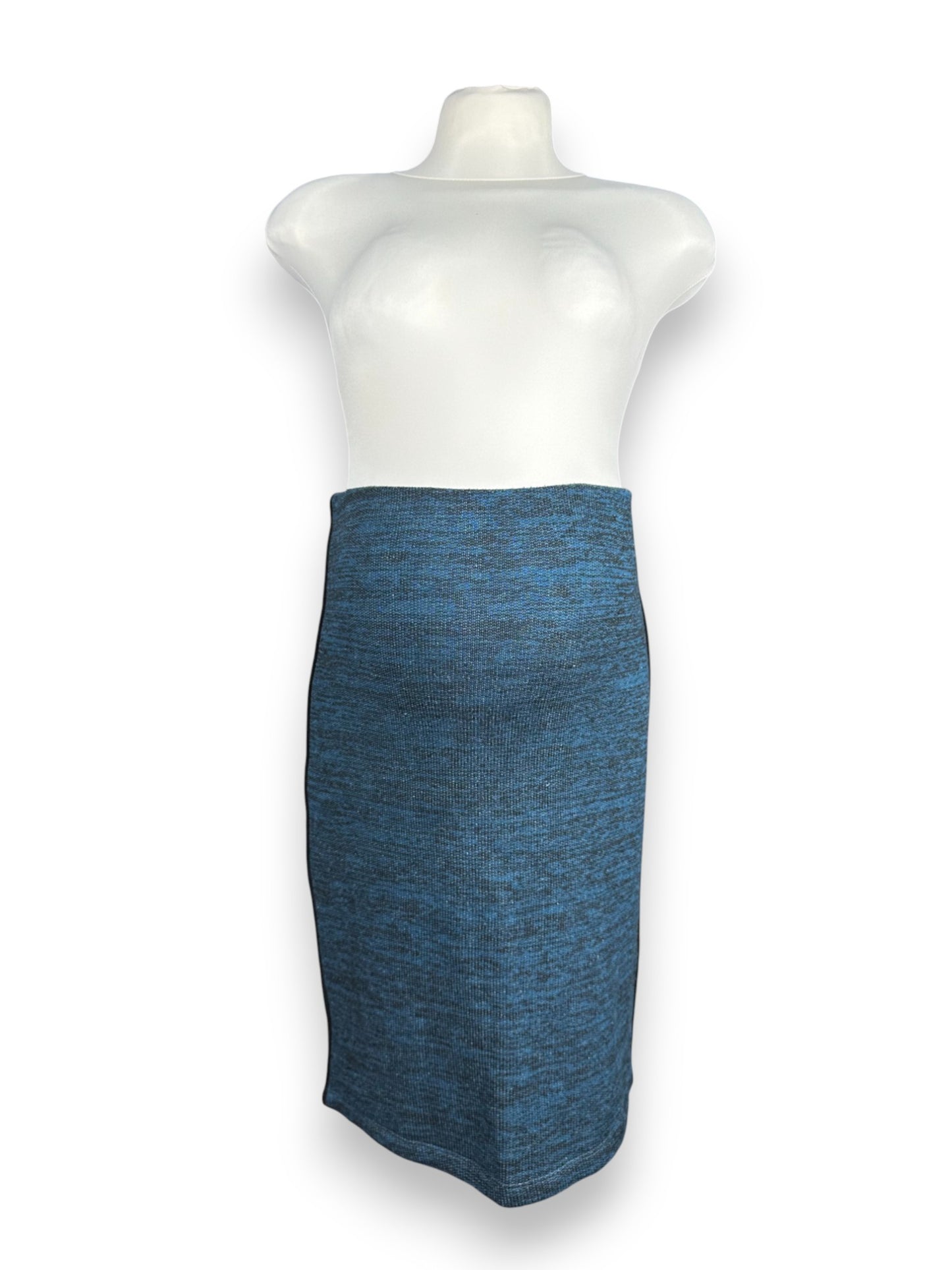 Saia Malha Azul Grávida Tam S