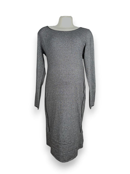 Vestido Cinzento Grávida Tam L