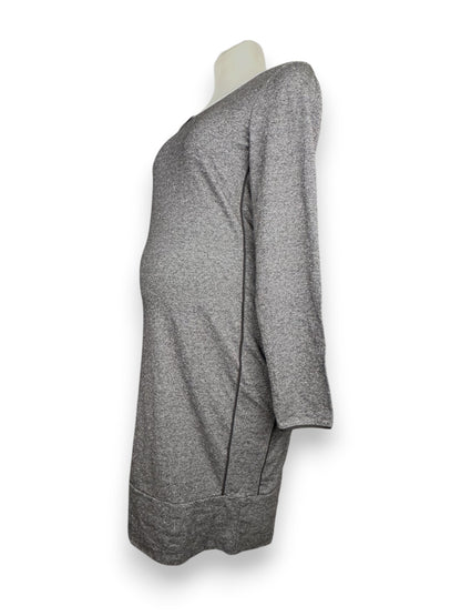 Vestido Cinzento Grávida Tam L