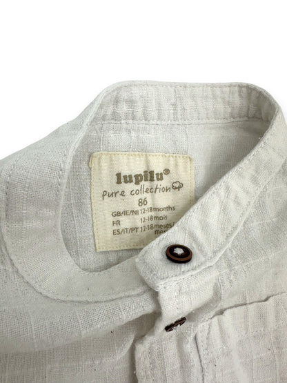 White Organic Cotton Shirt 12-18 Months
