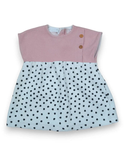Vestido Combinado ZARA - 6-9 Meses