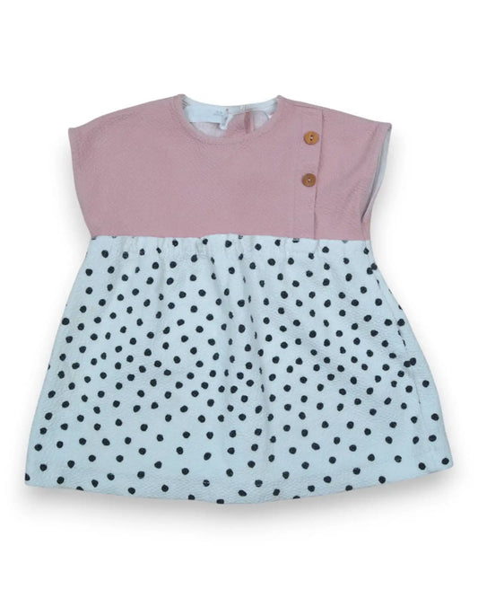 Vestido Combinado ZARA - 6-9 Meses
