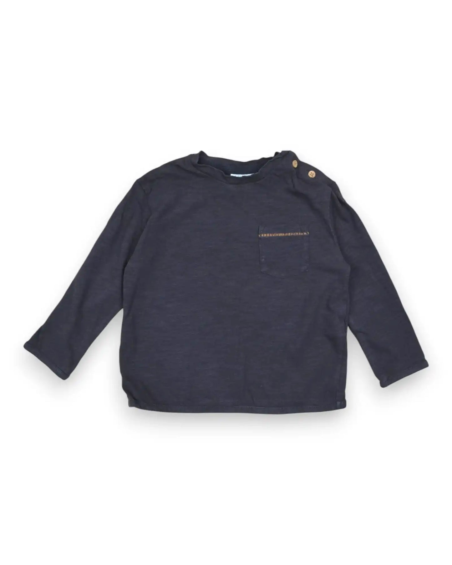 T-Shirt Cinza ZARA - 9-12 Meses