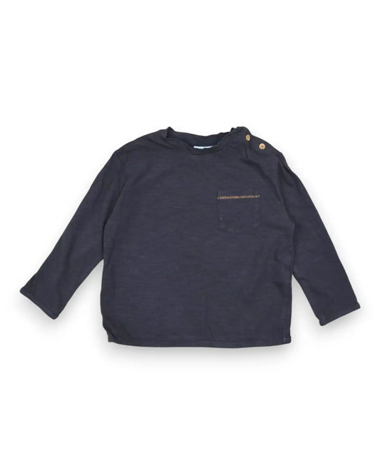 T-Shirt Cinza ZARA - 9-12 Meses