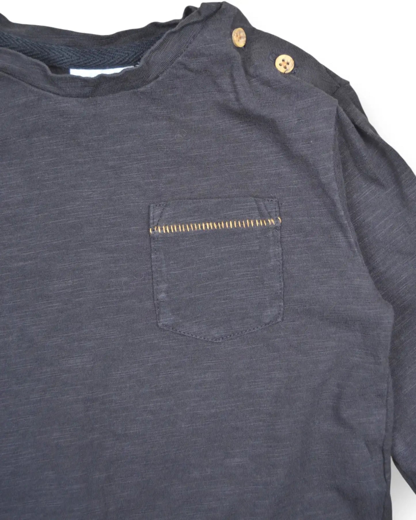T-Shirt Cinza ZARA - 9-12 Meses