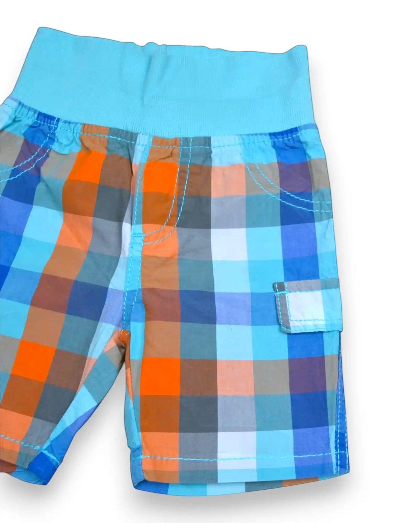 Pantalón corto de cuadros TOPOMINI - 68 cm